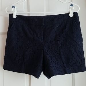 Saint Tropez West, lace shorts, navy blue